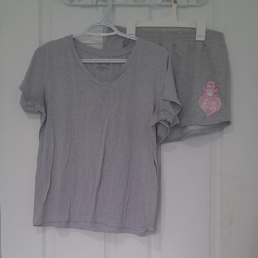 Care Bears Women's Gray Pajama Set